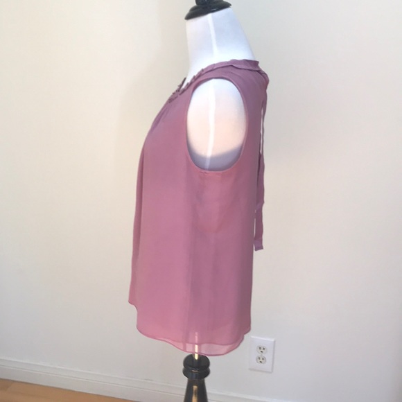 Banana Republic Orchid Silk Blouse - Picture 2 of 8